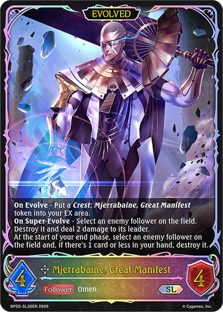 [BP20-SL30EN](SL) Mjerrabaine, Great Manifest (Evolved) (Super Legendary)