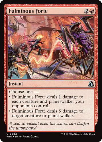 [FRA-0084](U) Fulminous Forte