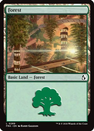 [FRA-0289](L) Forest (Foil)