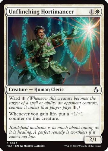 [FRA-0023](C) Unflinching Hortimancer (Foil)