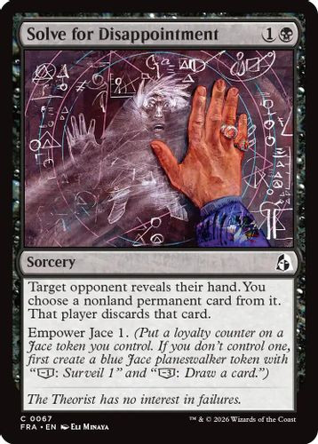 [FRA-0067](C) Solve for Disappointment (Foil)