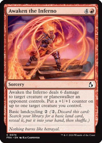 [FRA-0074](C) Awaken the Inferno (Foil)