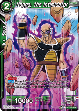 BT15-084R Nappa, the Intimidator (Prerelease Stamped)