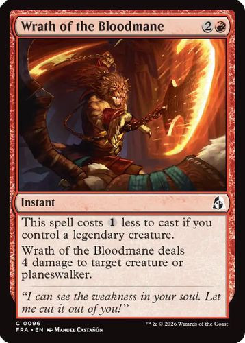 [FRA-0096](C) Wrath of the Bloodmane (Foil)