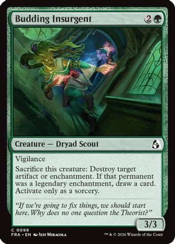 [FRA-0099](C) Budding Insurgent (Foil)