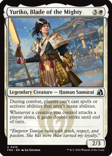 [FRA-0210](U) Yuriko, Blade of the Mighty (Foil)