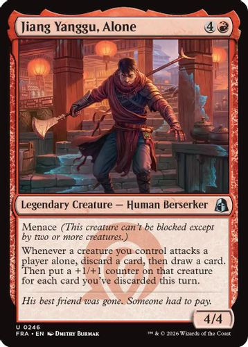 [FRA-0246](U) Jiang Yanggu, Alone (Foil)