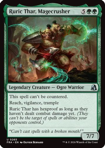 [FRA-0265](U) Ruric Thar, Magecrusher (Foil)