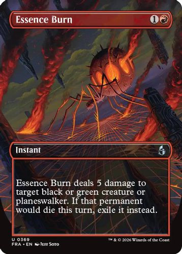 [FRA-0369](U) Essence Burn (Borderless) (Foil)