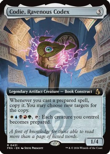 [FRA-0431](R) Codie, Ravenous Codex (Extended Art)