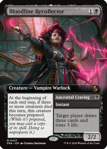 [FRA-0427](M) Bloodline Recollector // Ancestral Craving (Extended Art)