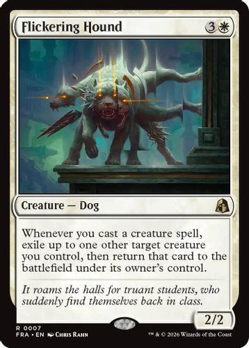[FRA-0007](R) Flickering Hound (Foil)