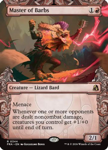 [FRA-0344](R) Master of Barbs (Showcase) (Foil)
