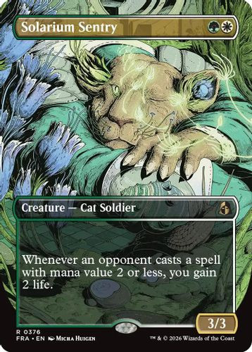[FRA-0376](R) Solarium Sentry (Borderless) (Foil)