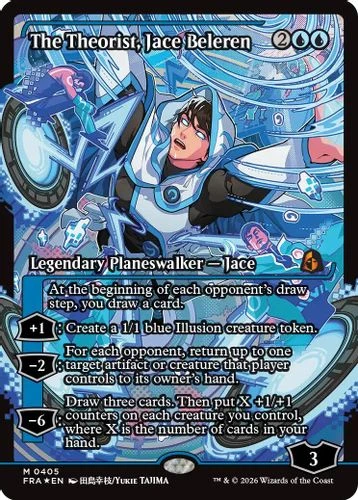 [FRA-0405](M) The Theorist, Jace Beleren (Showcase) (Foil)