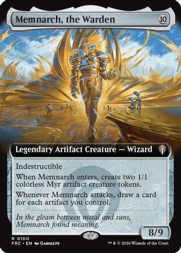 [FRC-0100](R) Memnarch, the Warden (Extended Art)