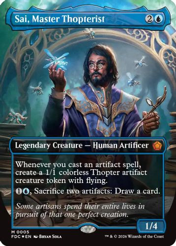 [FDC-0005](M) Sai, Master Thopterist (Borderless) (Foil)