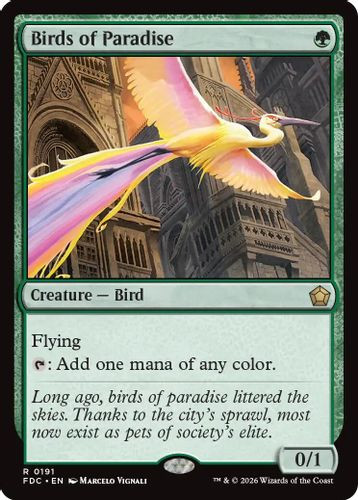 [FDC-0191](R) Birds of Paradise