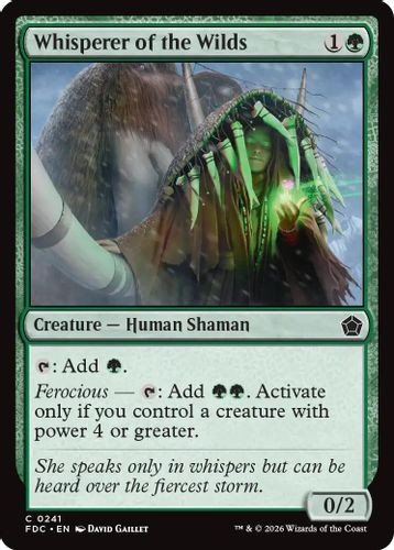 [FDC-0241](C) Whisperer of the Wilds