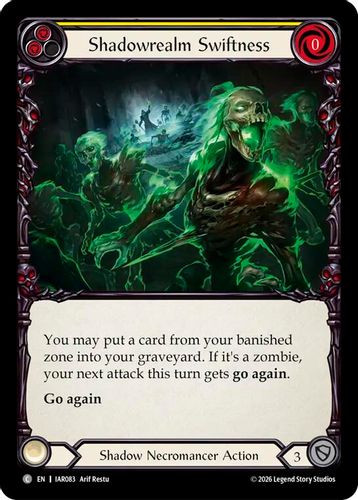 [FAB22 1st][IAR-083](C) Shadowrealm Swiftness (Rainbow Foil)