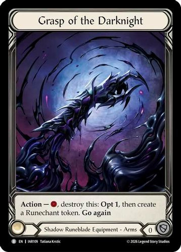 [FAB22 1st][IAR-109](B) Grasp of the Darknight (Extended Art) (Cold Foil)
