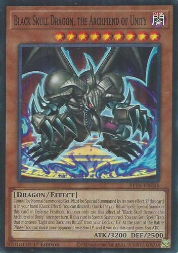 [BETB-EN026] Black Skull Dragon, the Archfiend of Unity (Super Rare) <1st>