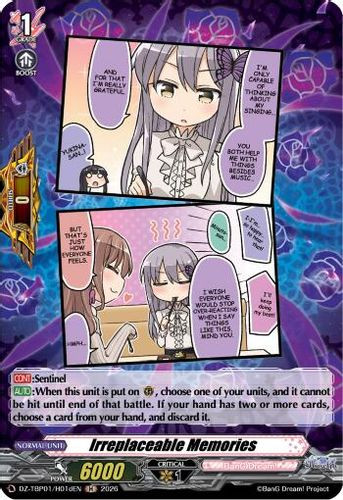 [DZ-TBP01/H01dEN](H) Irreplaceable Memories (Holo)