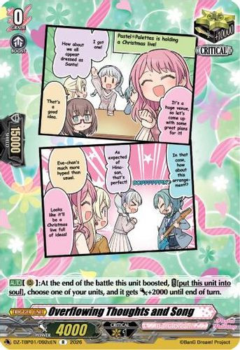 [DZ-TBP01/092cEN](R) Overflowing Thoughts and Song