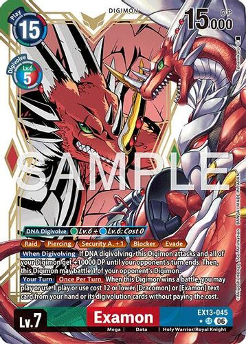 [EX13-045](SR) Examon (1 Star Alternate Art) (Foil)
