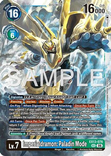 [EX13-076](SEC) Imperialdramon: Paladin Mode (Foil)