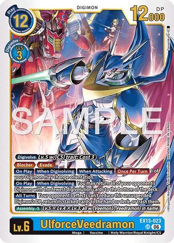 [EX13-023](UR) UlforceVeedramon (Foil)