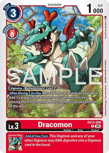 [EX13-008](R) Dracomon (Foil)