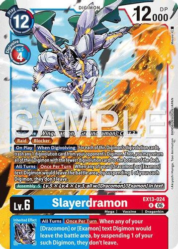 [EX13-024](R) Slayerdramon (Foil)