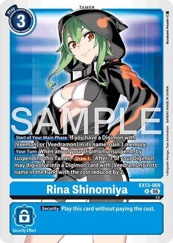 [EX13-069](R) Rina Shinomiya (Foil)