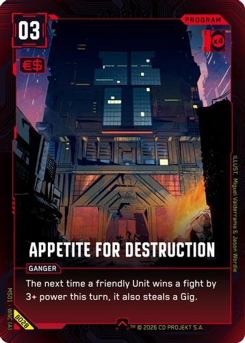 [MS01-WNC[A]-B028](U) Appetite for Destruction {Beta Ver.}