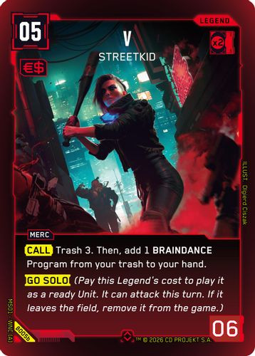 [MS01-WNC[A]-B005b](R) V - Streetkid {b} {Beta Ver.} {Foil}