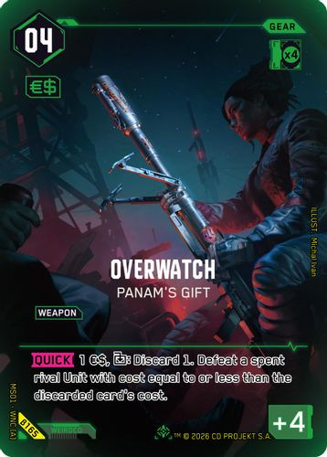 [MS01-WNC[A]-B165](IO) Overwatch - Panam's Gift {Iconic} {Beta Ver.} {Foil}
