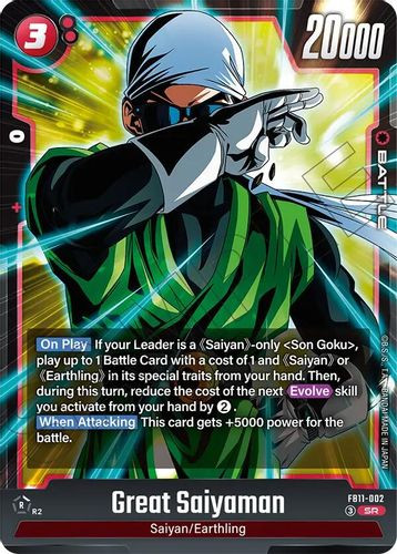 [FB11-002](SR) Great Saiyaman {Foil}