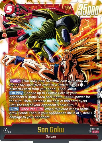 [FB11-121](SEC) Son Goku {Foil}