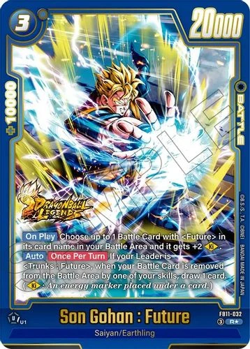 [FB11-032](R) Son Gohan : Future {1 Star Alt Art} {Foil}