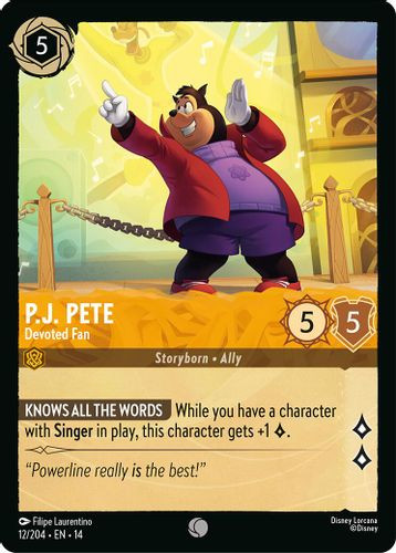 [LOR14-012/204](C) P.J. Pete - Devoted Fan