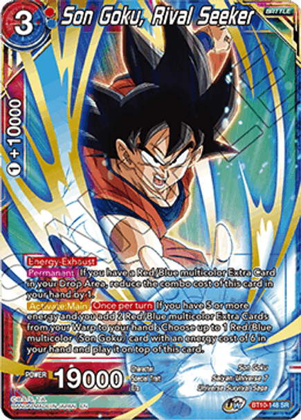 BT10-148SR Son Goku, Rival Seeker (2nd ed)
