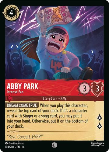 [LOR14-104/204](C) Abby Park - Intense Fan (Foil)