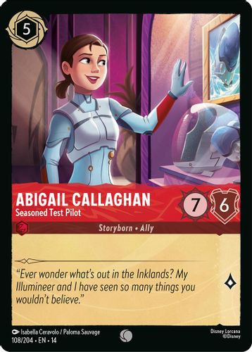 [LOR14-108/204](C) Abigail Callaghan - Seasoned Test Pilot (Foil)