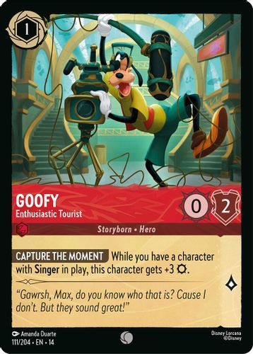 [LOR14-111/204](C) Goofy - Enthusiastic Tourist (Foil)