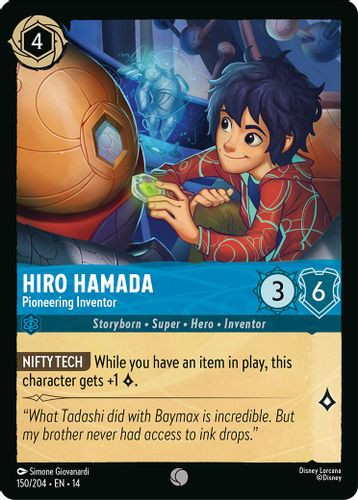 [LOR14-150/204](C) Hiro Hamada - Pioneering Inventor (Foil)