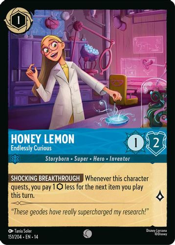 [LOR14-151/204](C) Honey Lemon - Endlessly Curious (Foil)