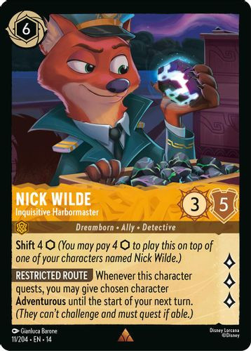 [LOR14-011/204](R) Nick Wilde - Inquisitive Harbormaster