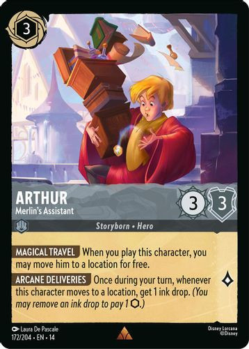 [LOR14-172/204](R) Arthur - Merlin's Assistant (Foil)