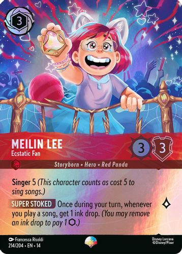 [LOR14-214/204](EP) Meilin Lee - Ecstatic Fan (Foil)